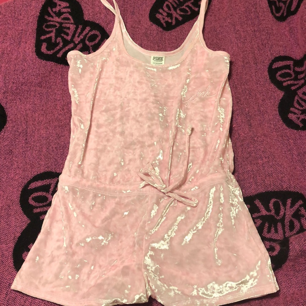 Velvet Pajama Romper